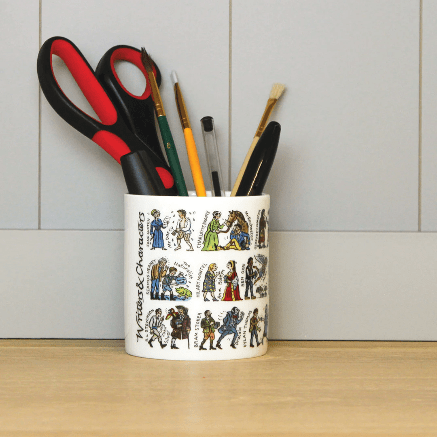 Writers and Characters Pen Pot BookGeek