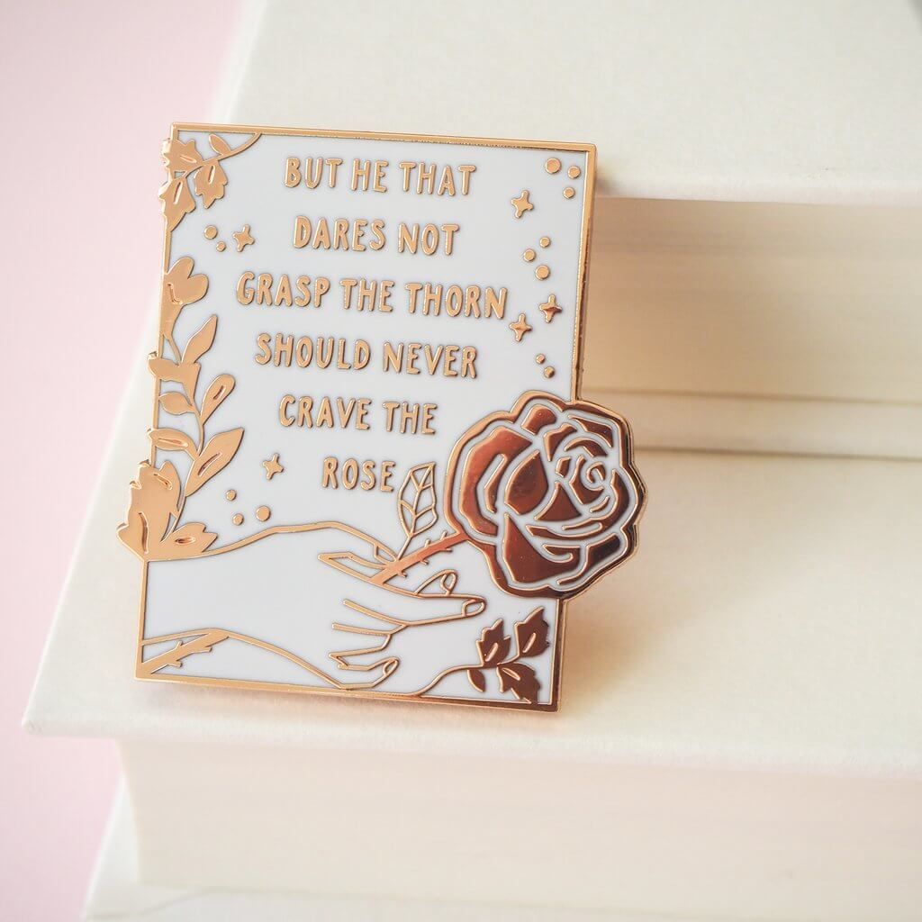 Anne Bronte Enamel Pin BookGeek