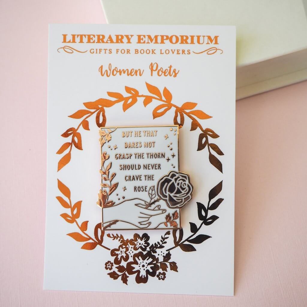 Anne Bronte Enamel Pin BookGeek