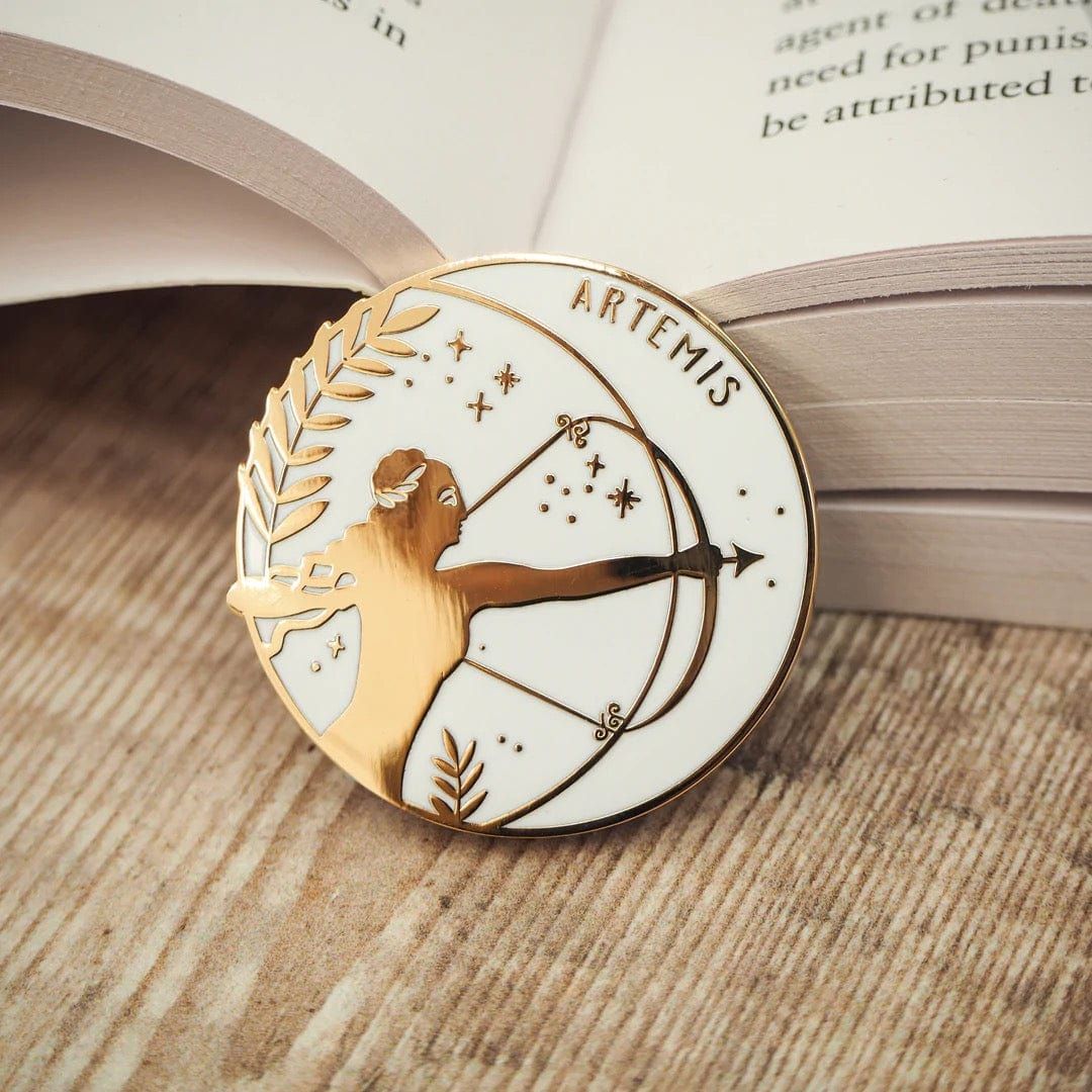 Artemis Enamel Pin BookGeek