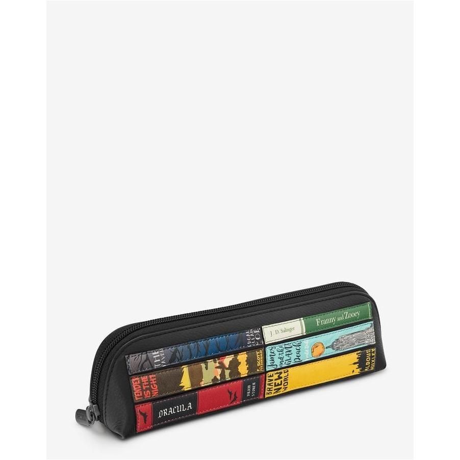 Black Bookworm Pencil Case BookGeek