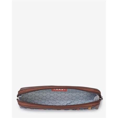 Brown Bookworm Pencil Case BookGeek