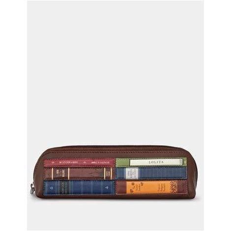 Brown Bookworm Pencil Case BookGeek