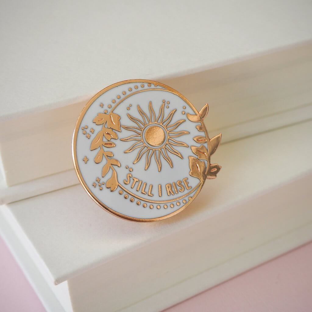 Dr Maya Angelou™ Enamel Pin BookGeek