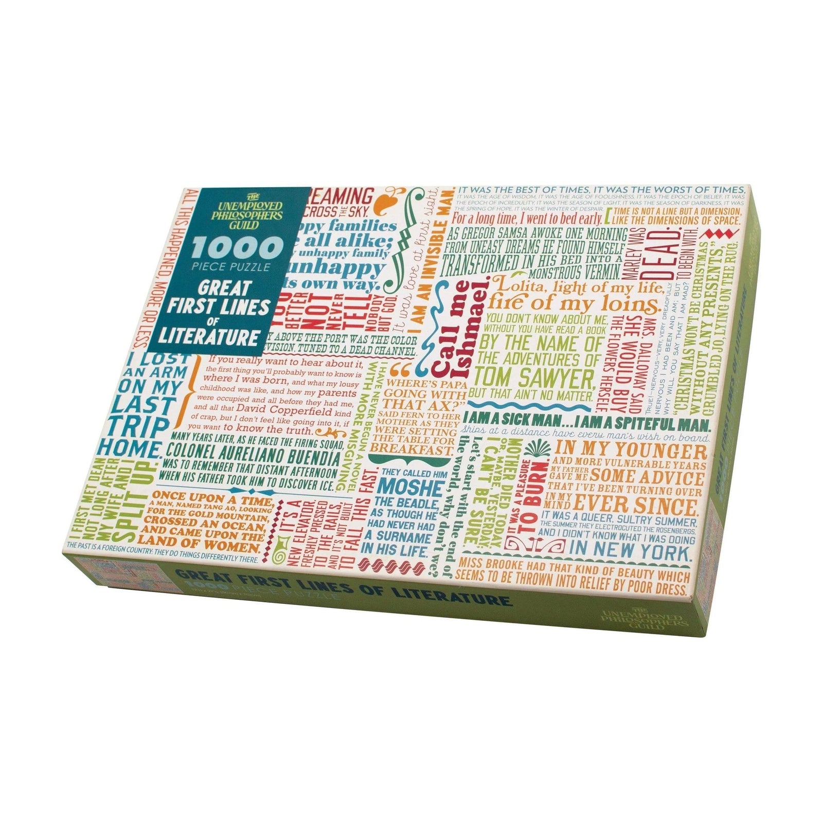 First Lines of Literature Puzzle BookGeek