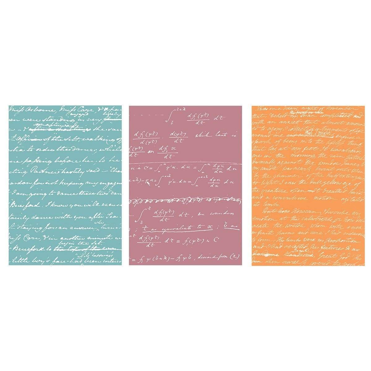 Jane Austen, Ada Lovelace, Mary Shelley Handwriting Notebook Set BookGeek