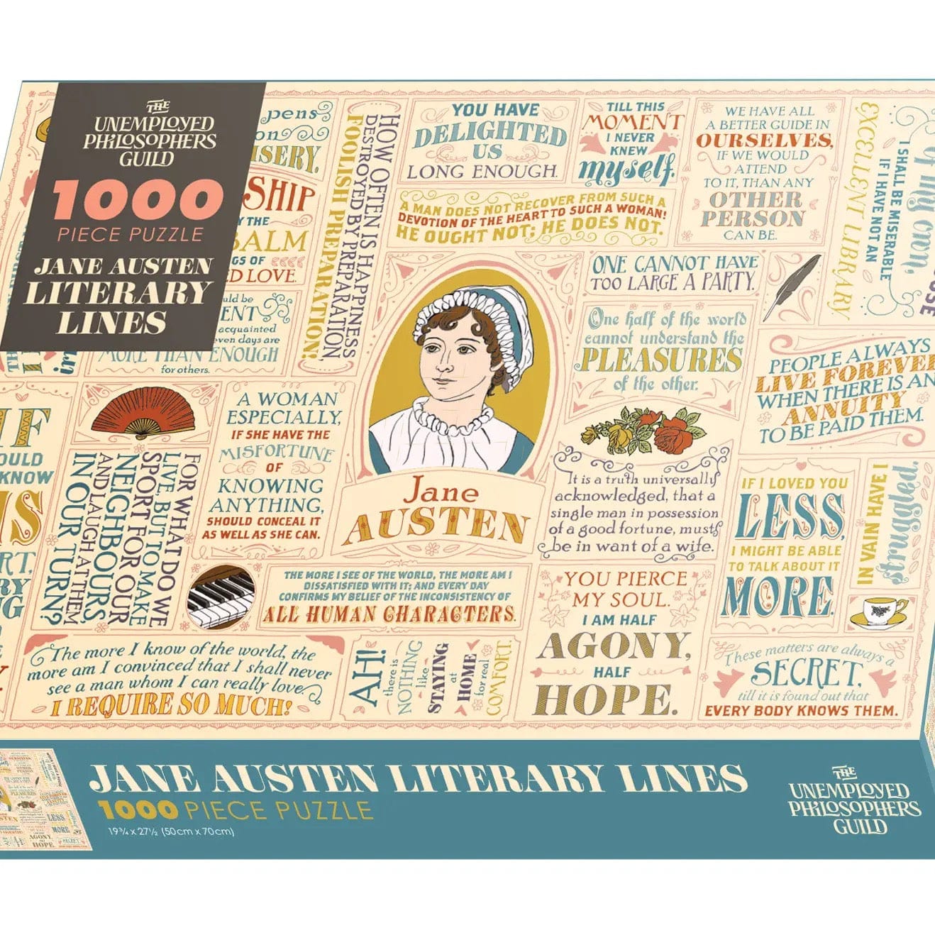 Jane Austen Literary Lines Puzzle BookGeek