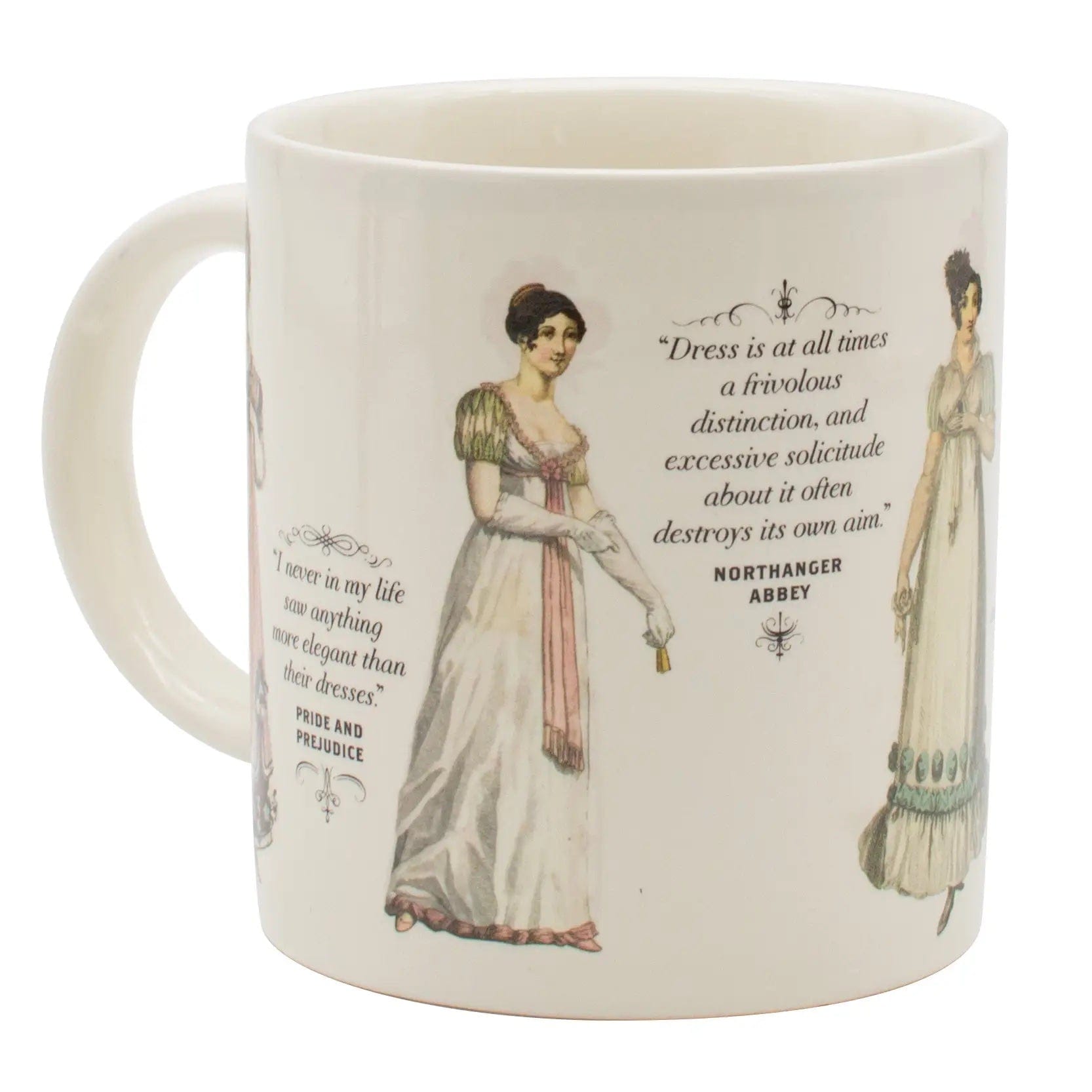 Jane Austen Regency Clothing Heat-Changing Mug BookGeek