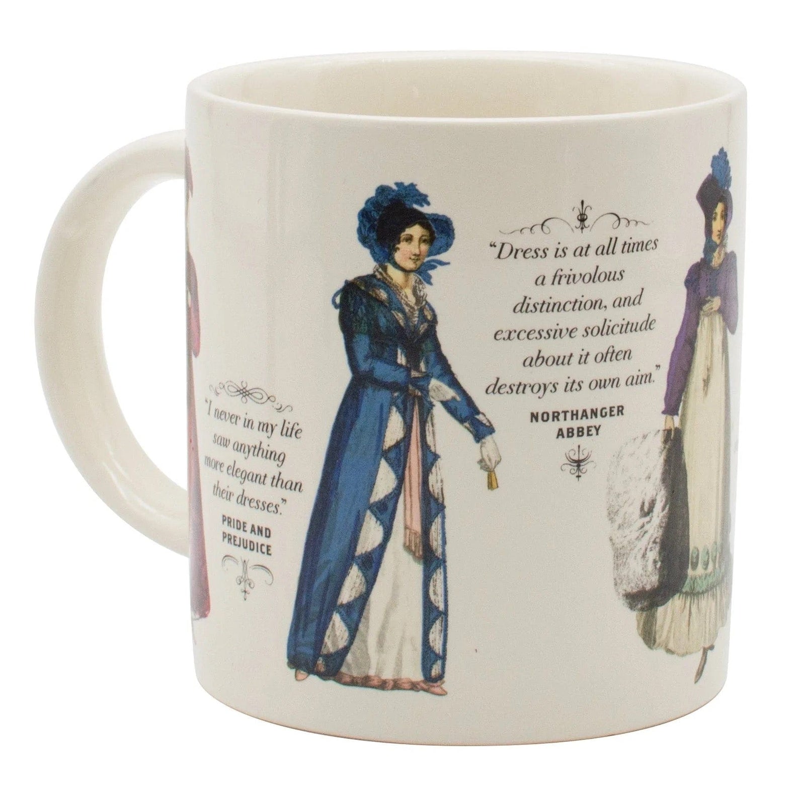 Jane Austen Regency Clothing Heat-Changing Mug BookGeek