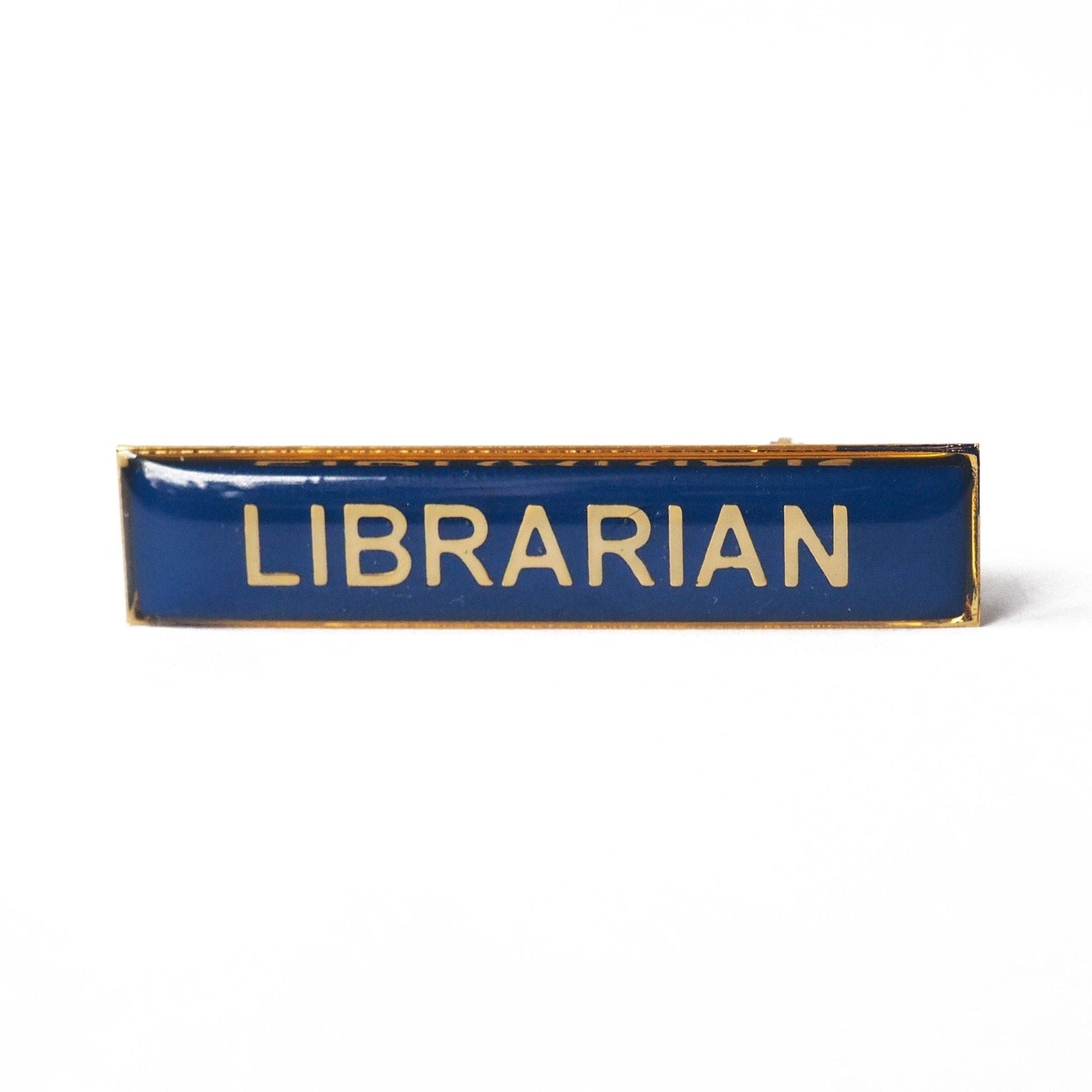 Librarian Enamel Badge BookGeek