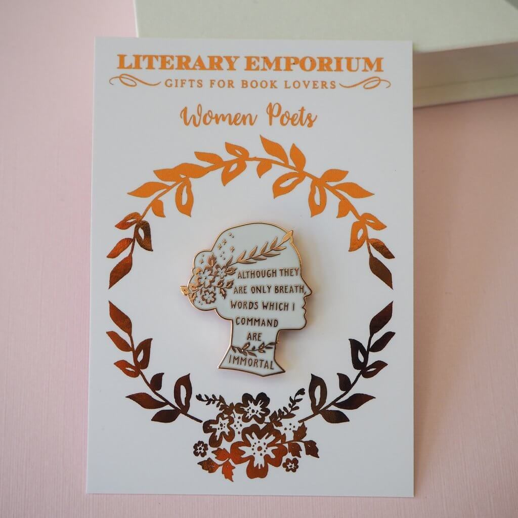 Sappho Enamel Pin BookGeek