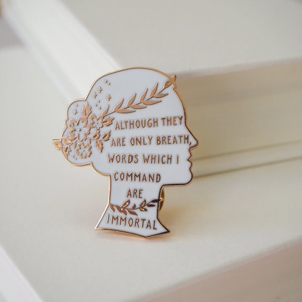 Sappho Enamel Pin BookGeek