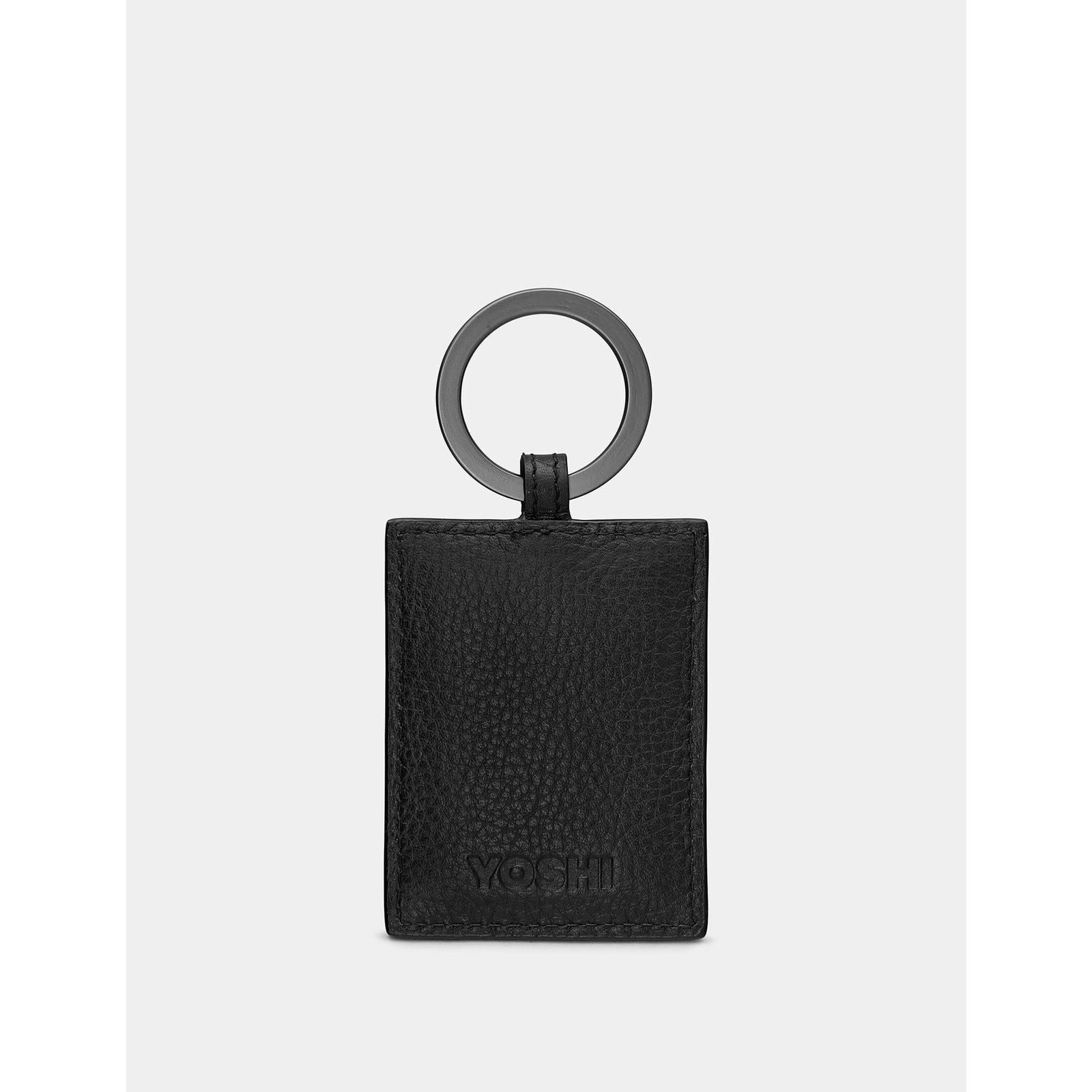Sci-Fi Bookworm Black Leather Keyring BookGeek