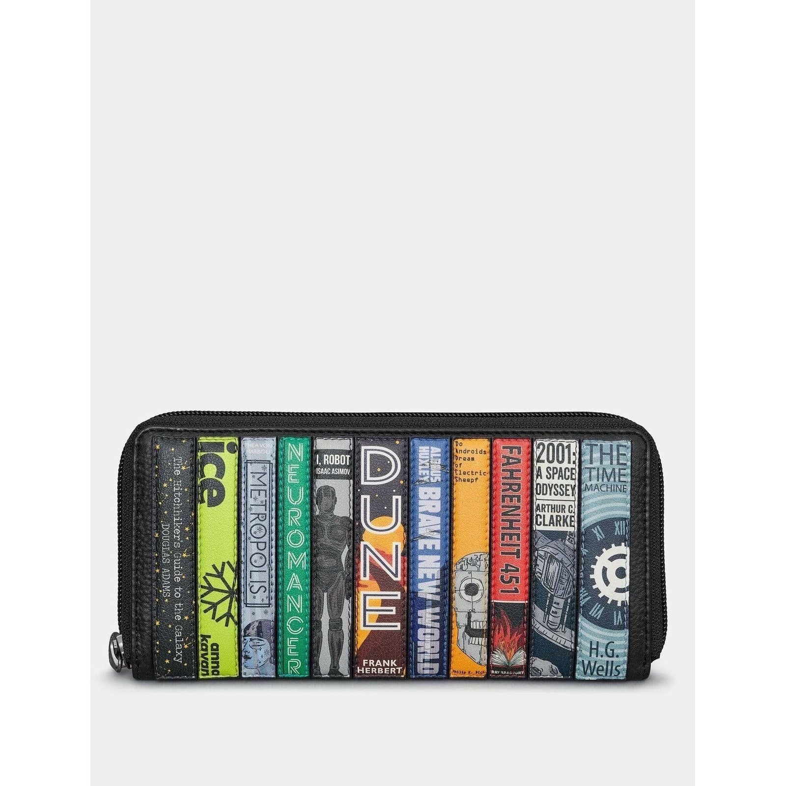 Sci Fi Bookworm Zip Around Purse BookGeek