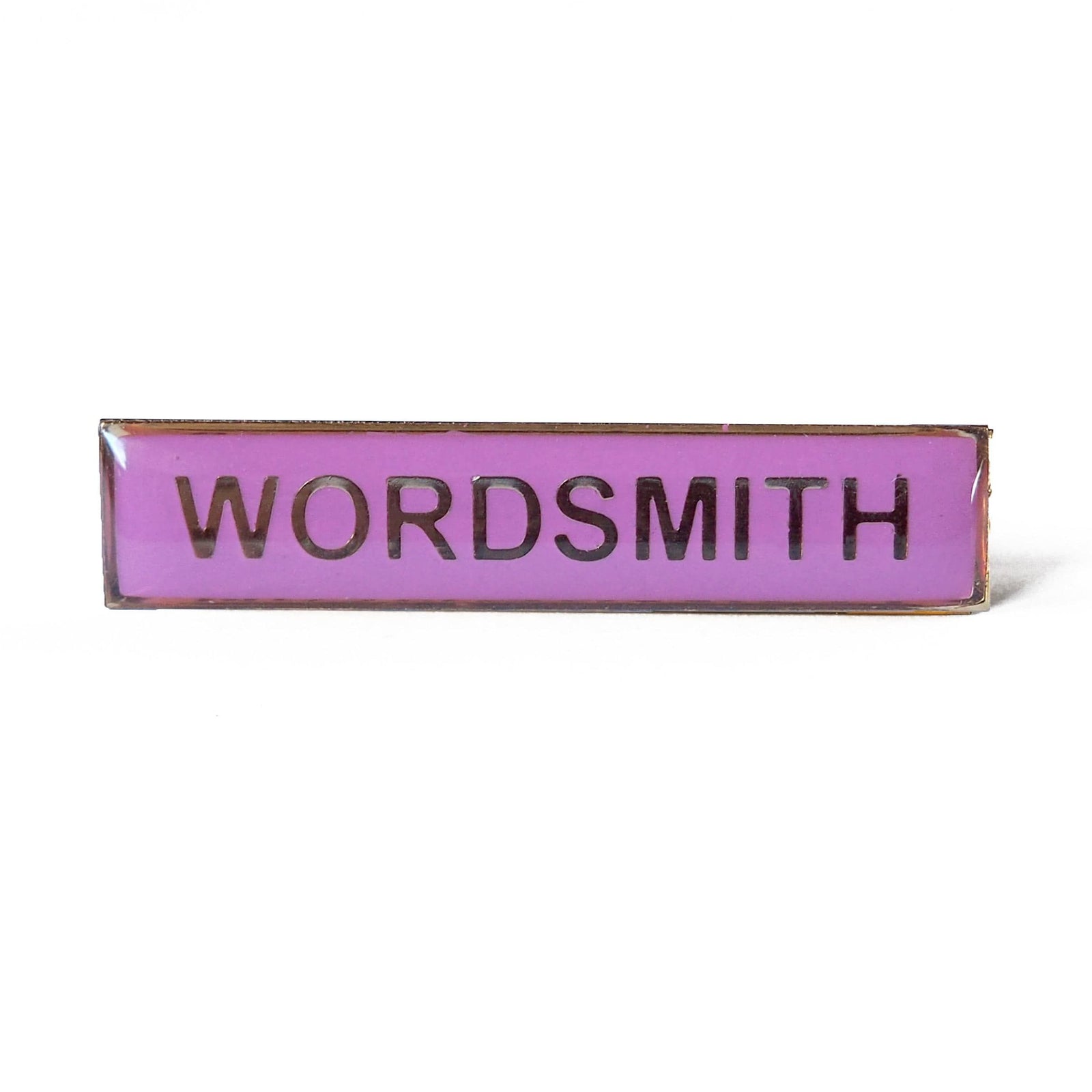 Wordsmith Enamel Badge BookGeek