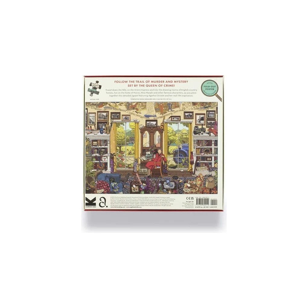 World of Agatha Christie Jigsaw Puzzle BookGeek