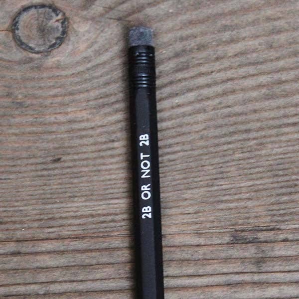 2B or not 2B Pencil BookGeek