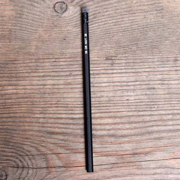 2B or not 2B Pencil BookGeek