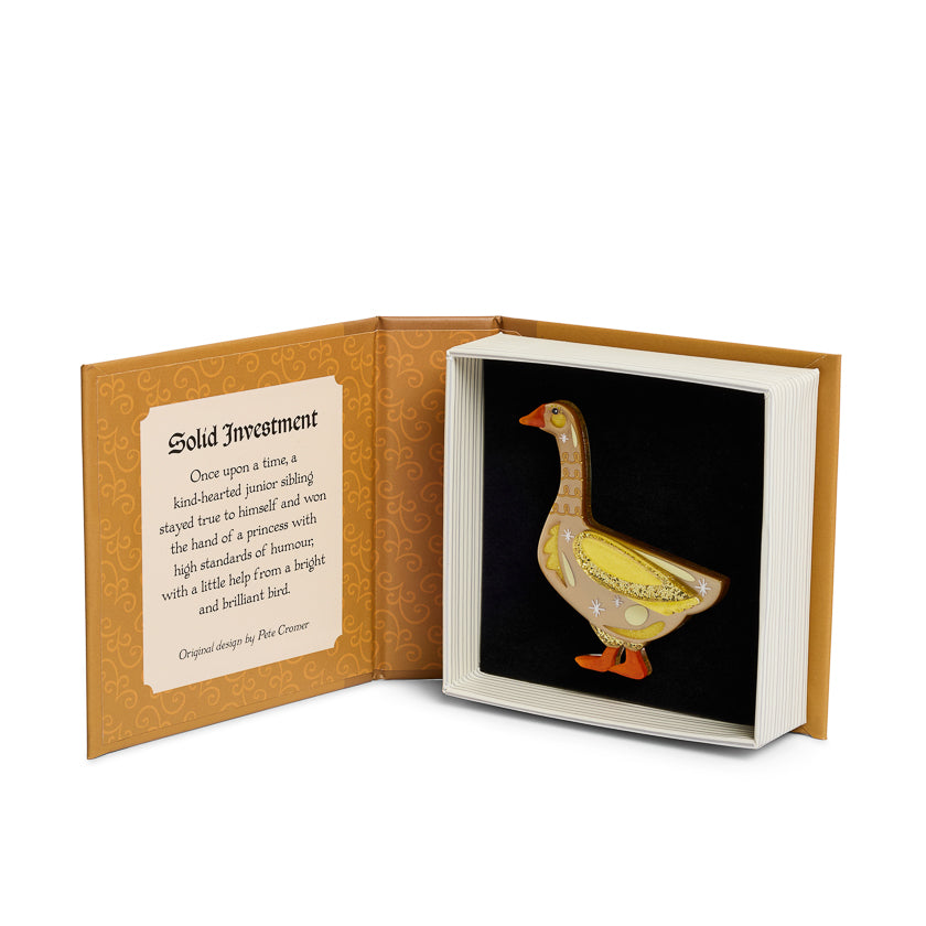 Solid Investment Brooch