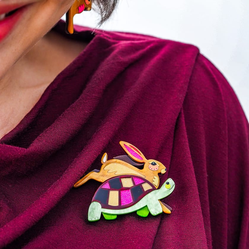 Lesson Learned Brooch