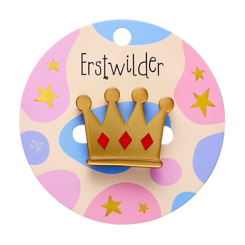 Crown Simplified Mini Brooch