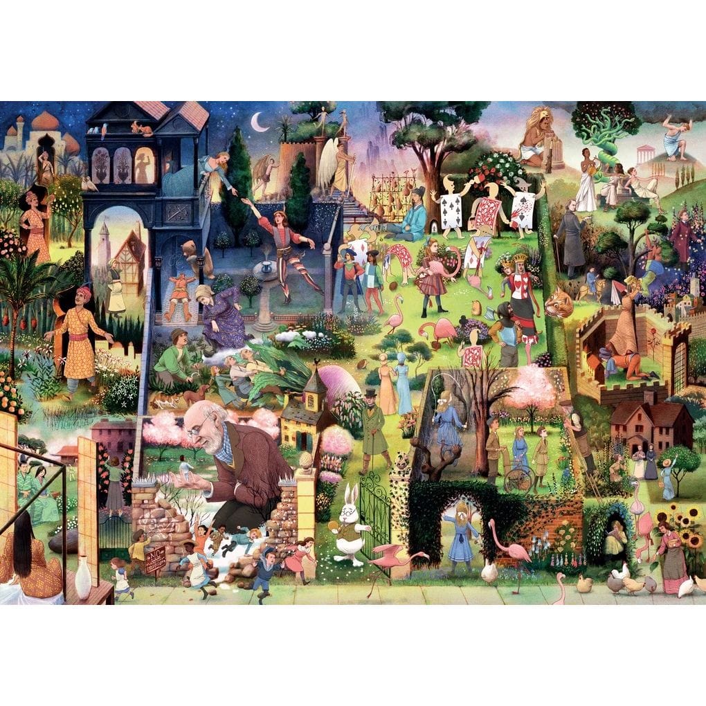 A Book Lover's Garden Jigsaw Puzzle BookGeek