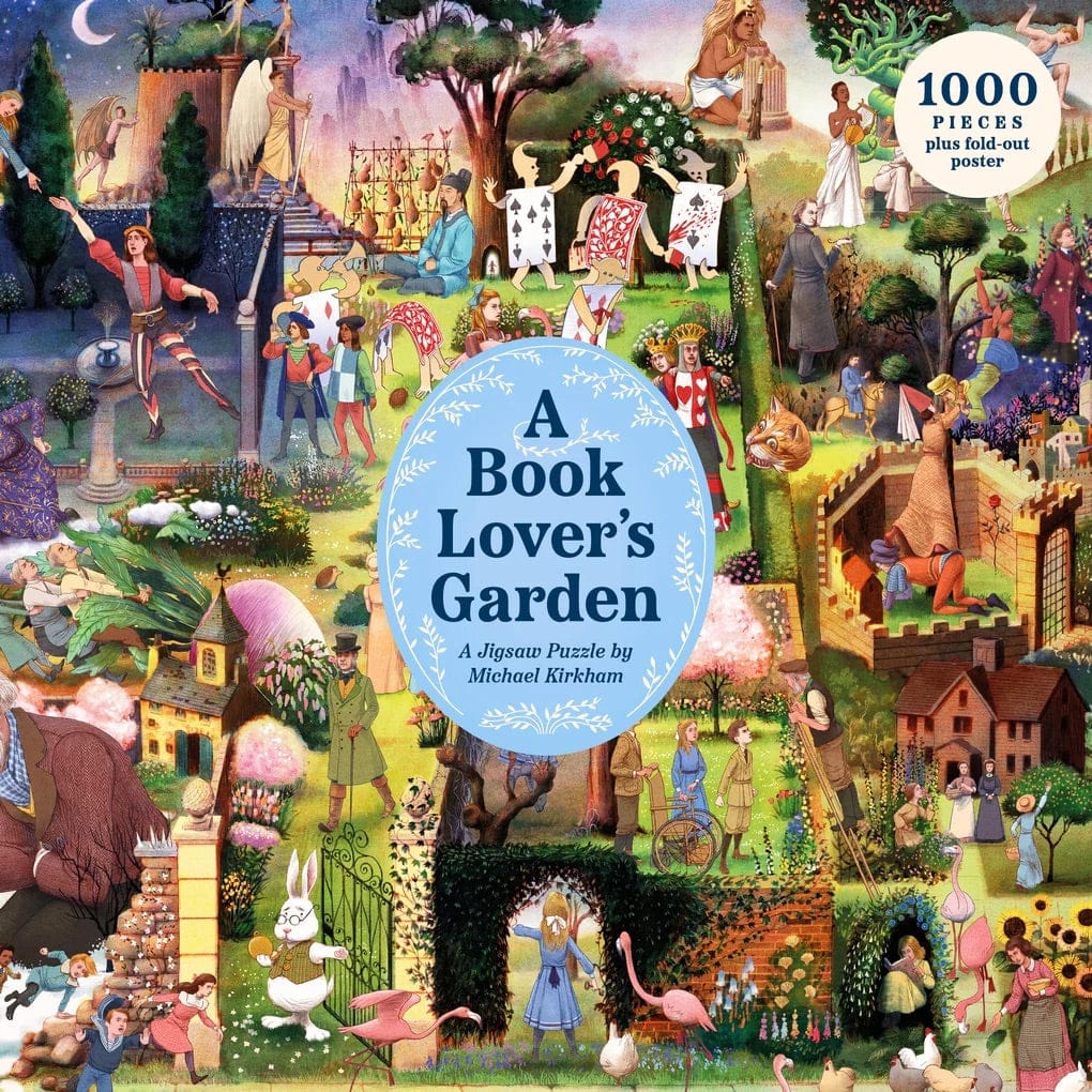 A Book Lover's Garden Jigsaw Puzzle BookGeek