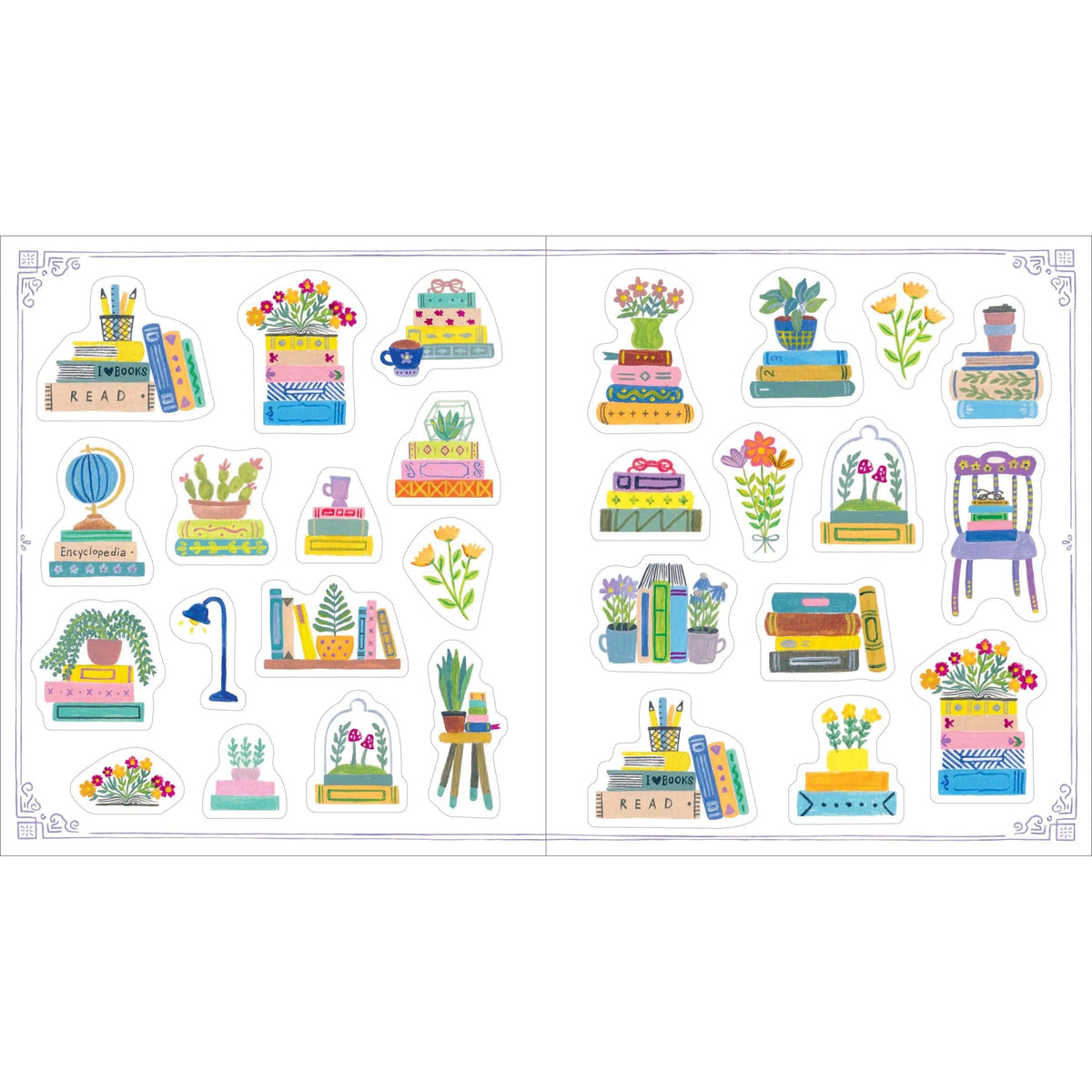 A Book Lover's Sticker Book BookGeek