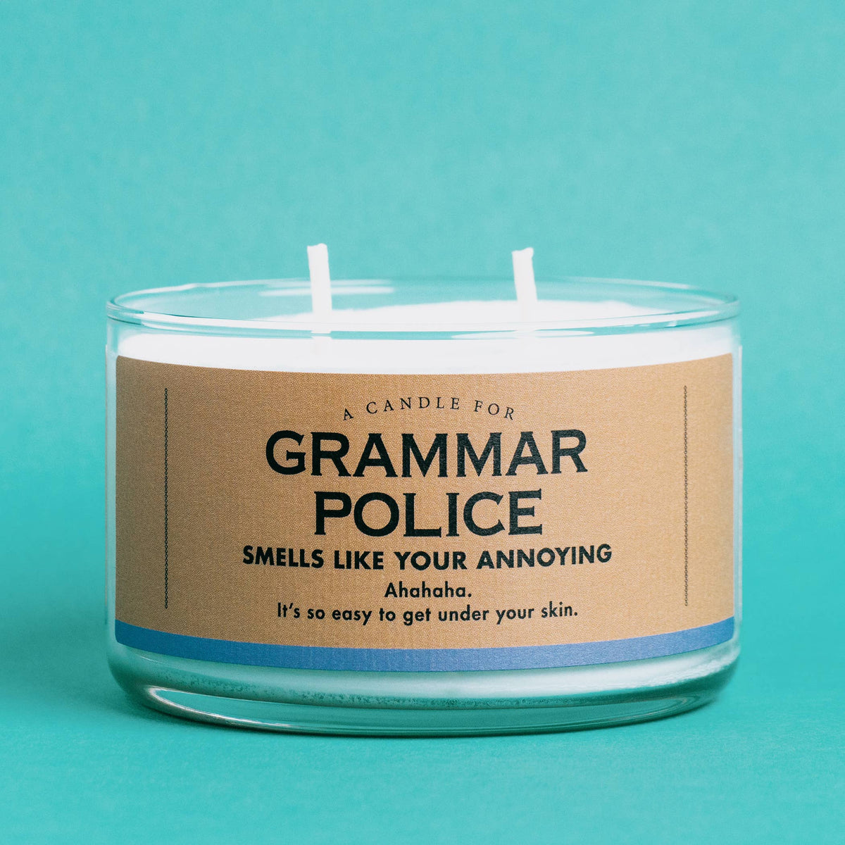 A Candle for Grammar Police | Funny Candle BookGeek