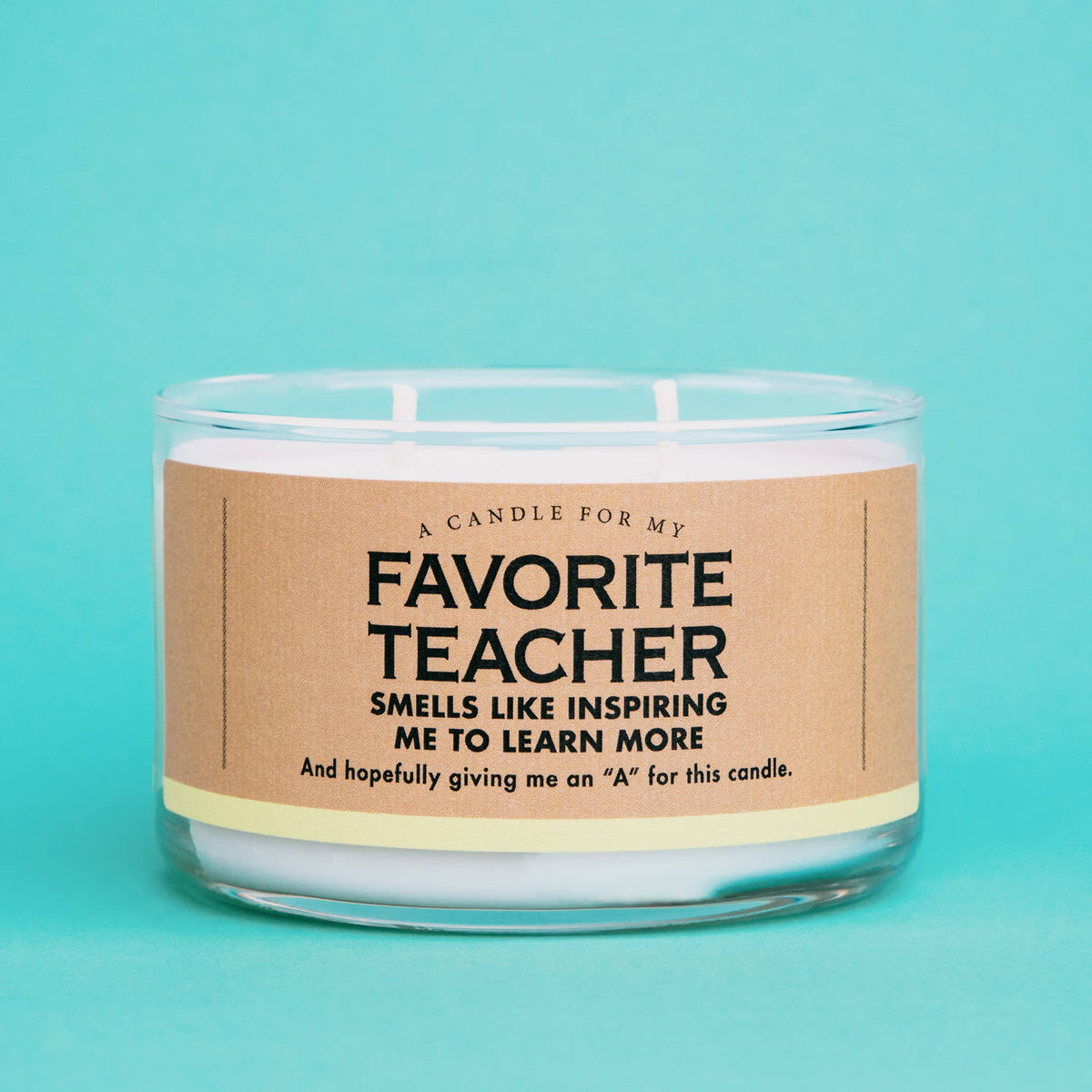 A Candle for My Favorite Teacher | Funny Candle BookGeek