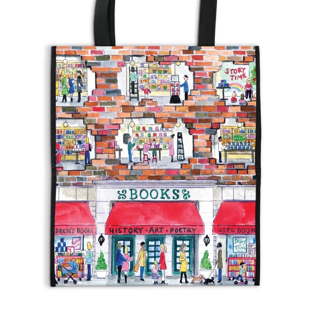 A Day at the Bookstore Reusable Bag BookGeek