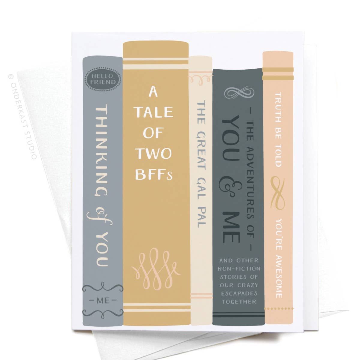 A Tale of Two BFFs Greeting Card BookGeek