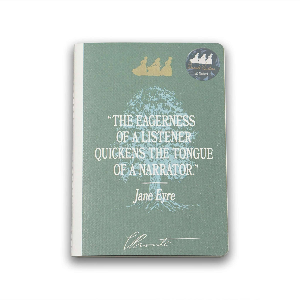 A5 Notebook Stitch Bound Bronte Sisters BookGeek