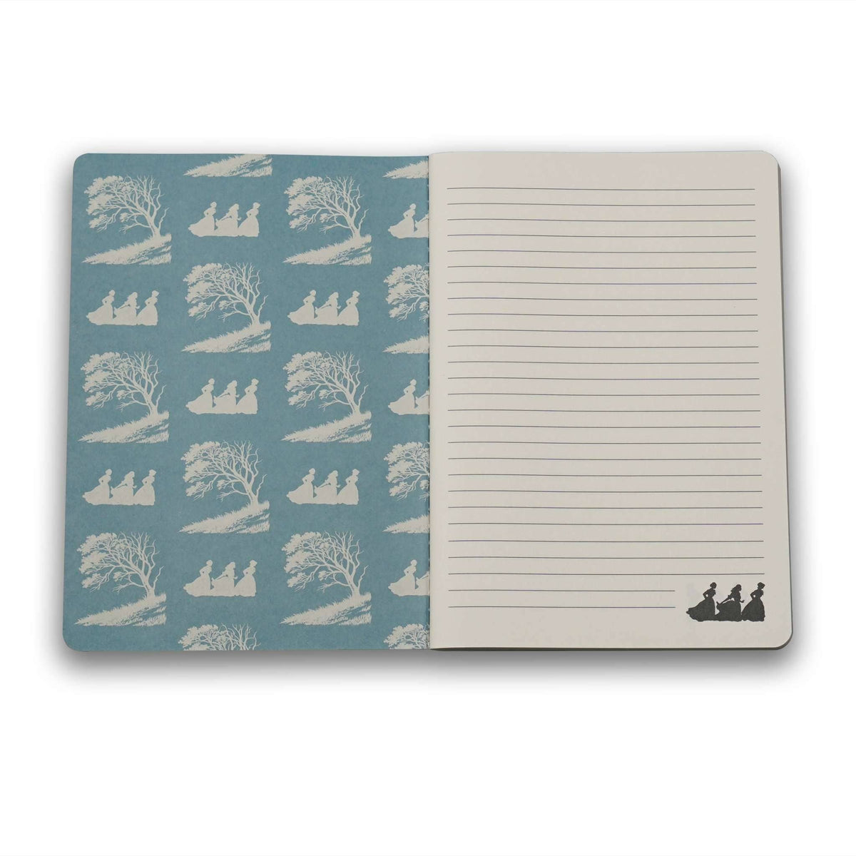 A5 Notebook Stitch Bound Bronte Sisters BookGeek