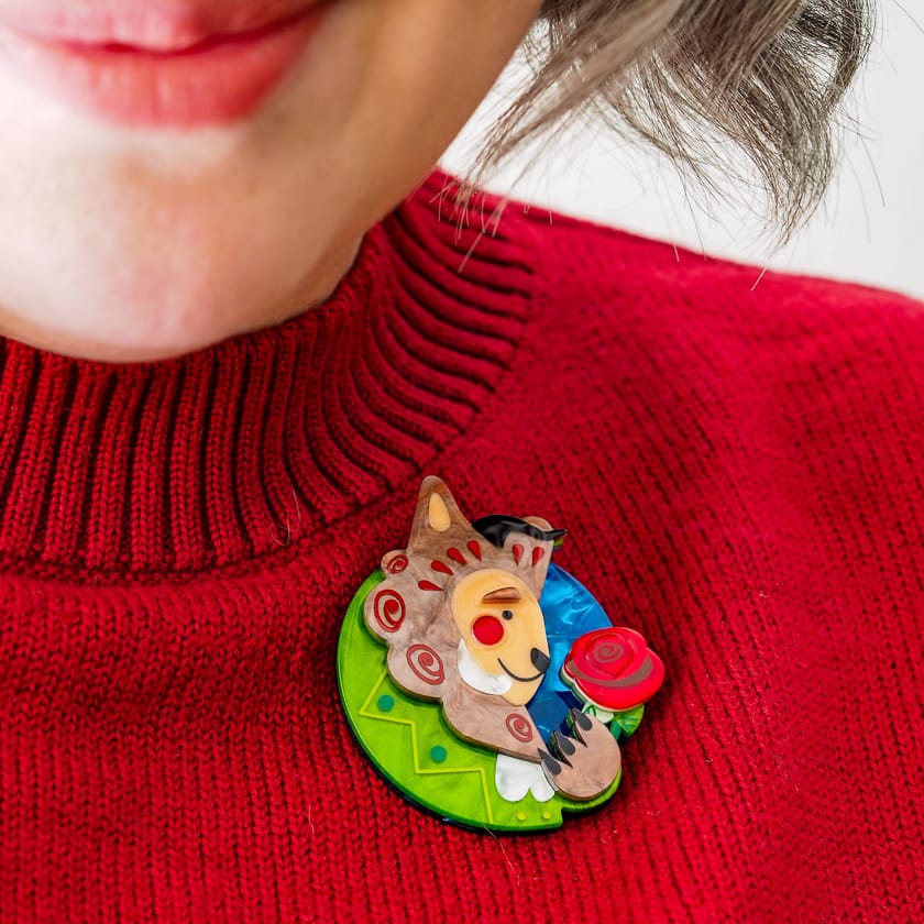 Accursed Gentleman Brooch BookGeek