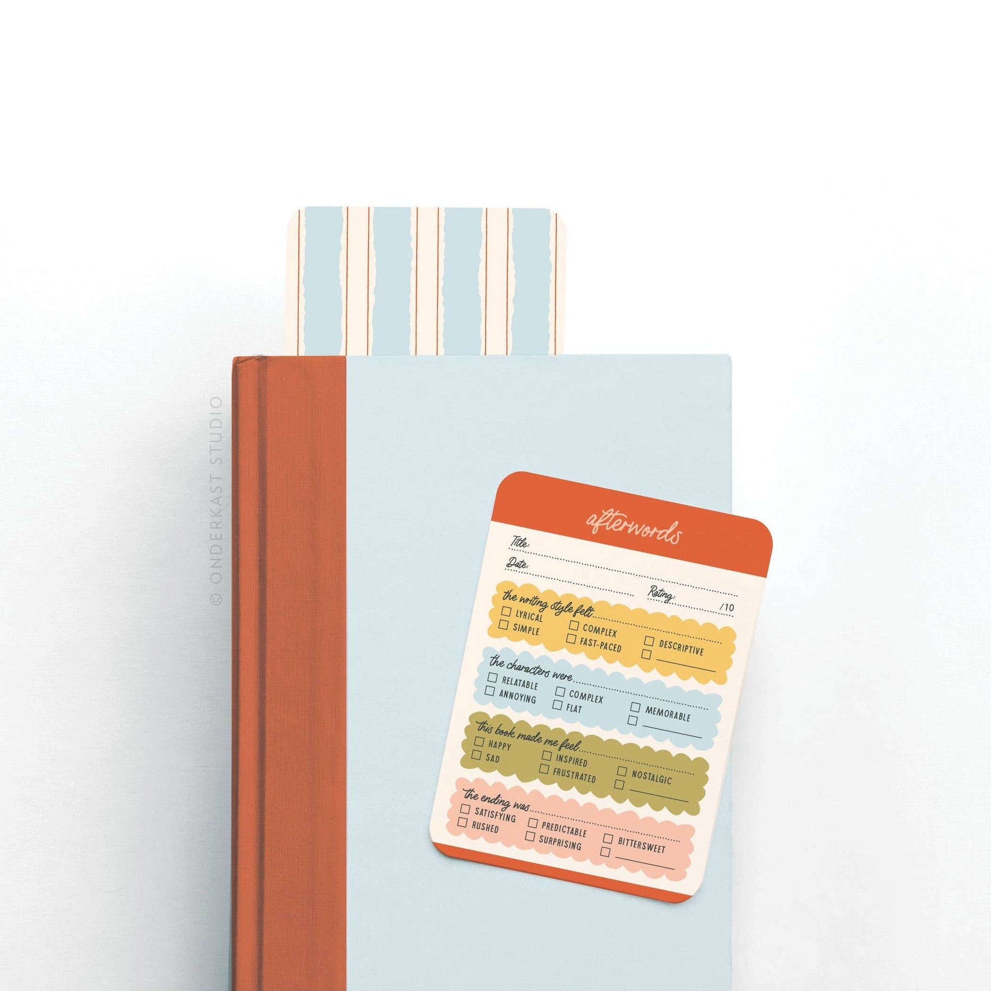 Afterwords Book Review Cards BookGeek