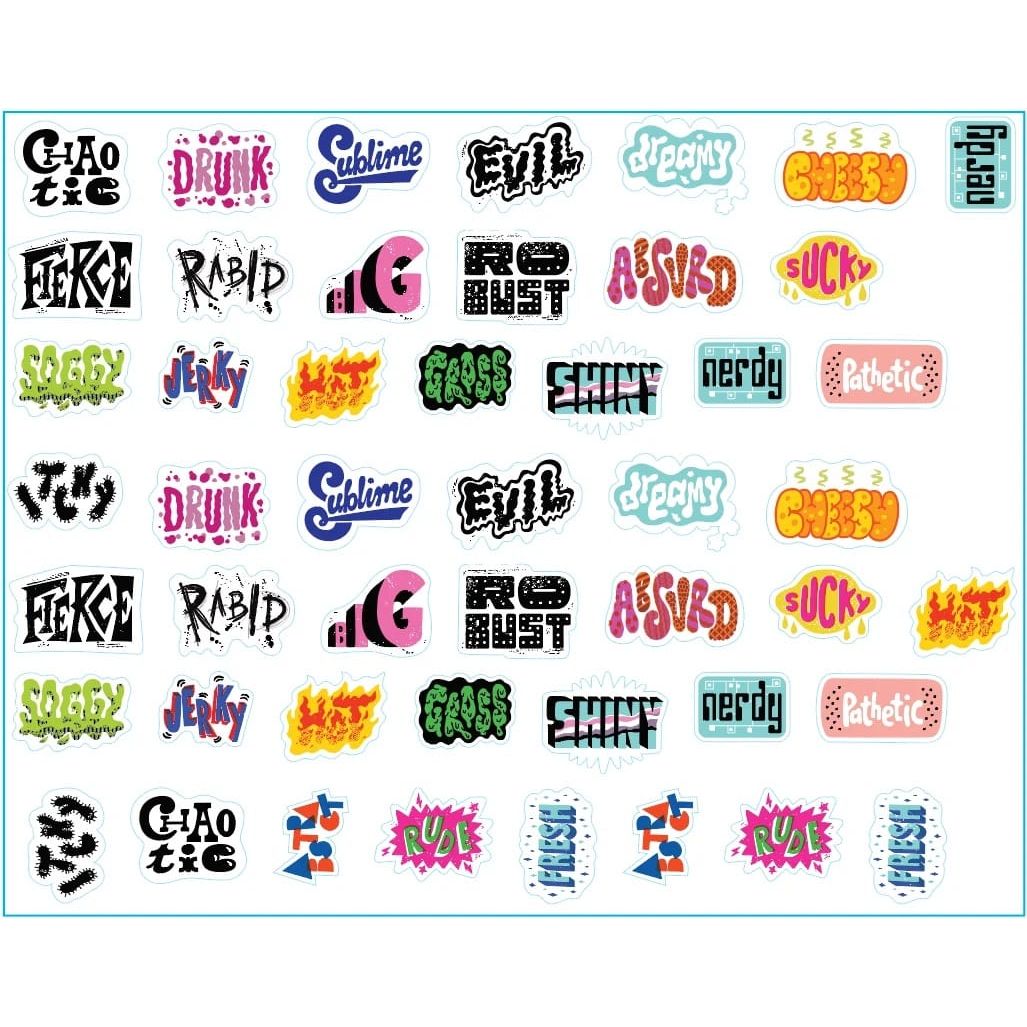 Amazing Adjectives Playtime Sticker Set BookGeek