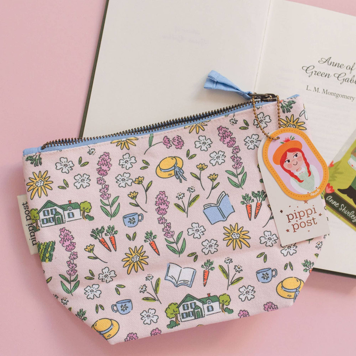 Anne of Green Gables Avonlea Canvas Pouch BookGeek