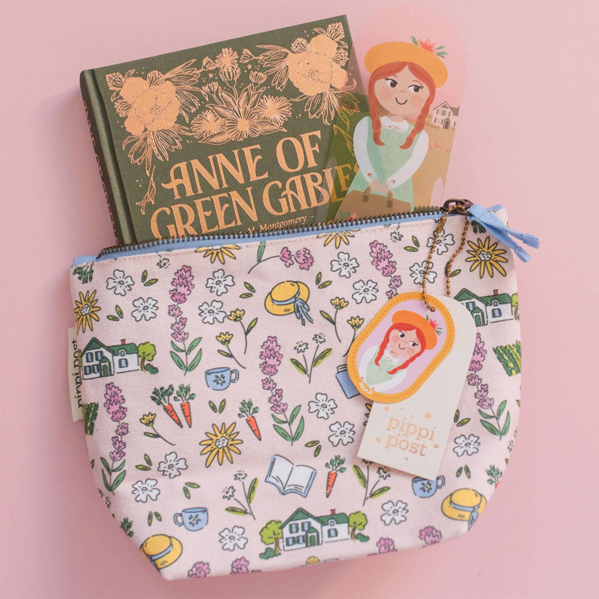 Anne of Green Gables Avonlea Canvas Pouch BookGeek