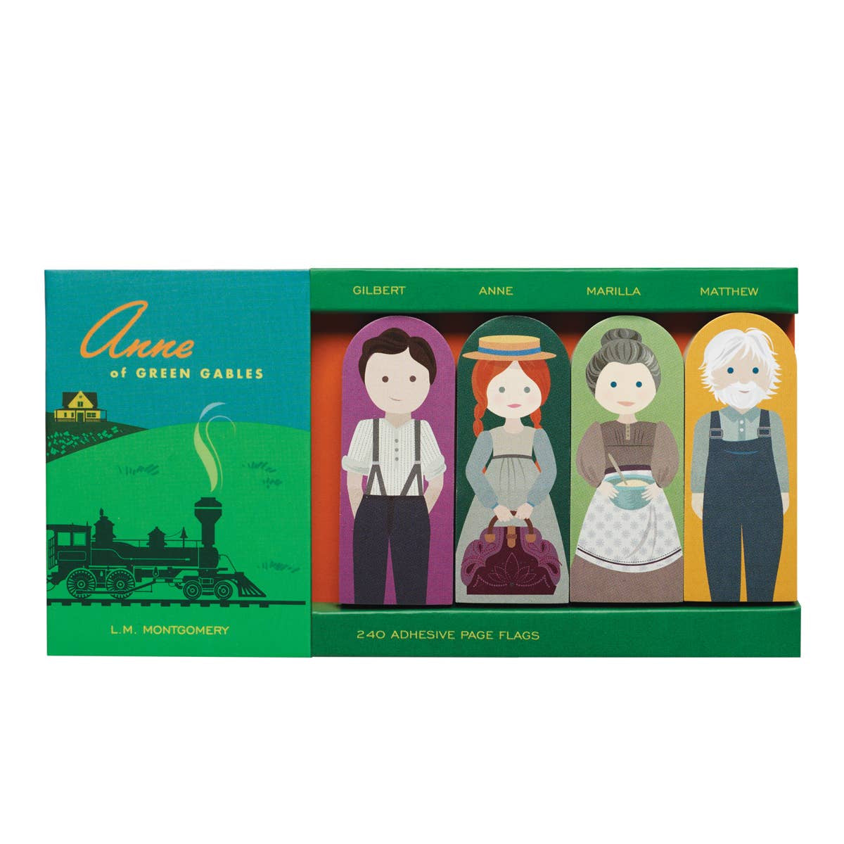 Anne of Green Gables Classic Characters Page Flags BookGeek