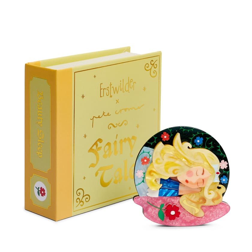 Beauty Sleep Brooch BookGeek