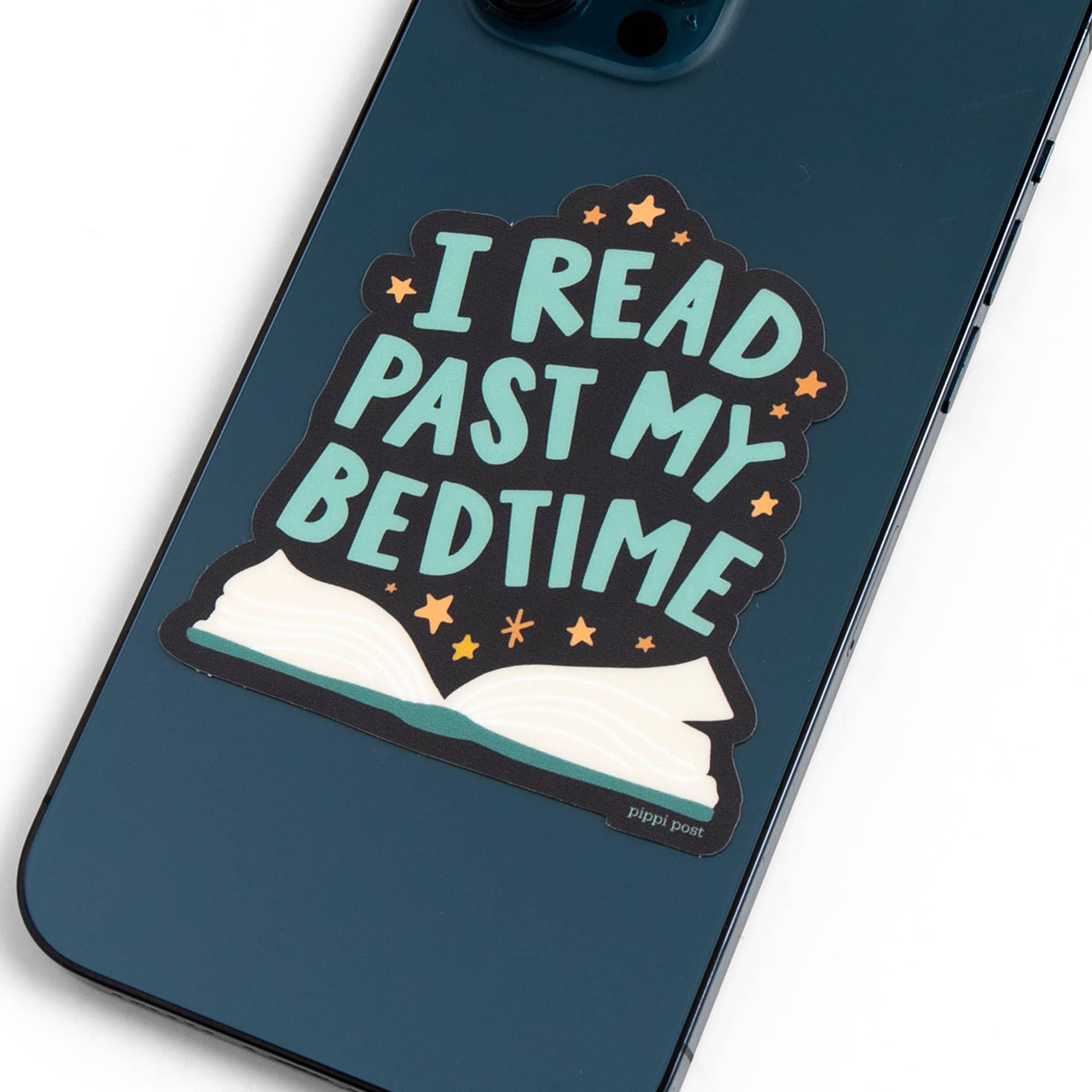 Bedtime Reader Decal Sticker BookGeek