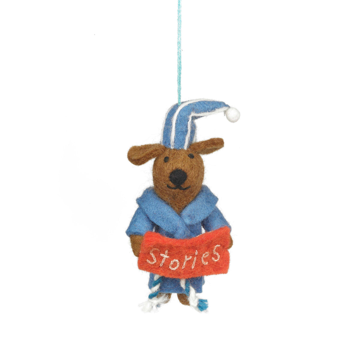 Benny the Bedtime Stories Dog Felt Decoration BookGeek