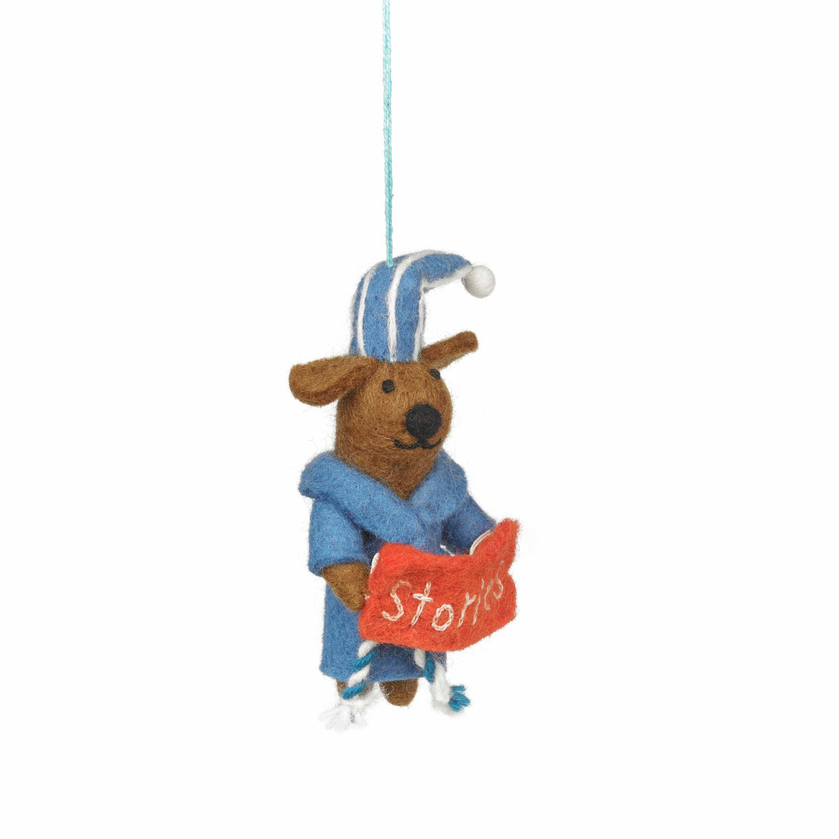 Benny the Bedtime Stories Dog Felt Decoration BookGeek