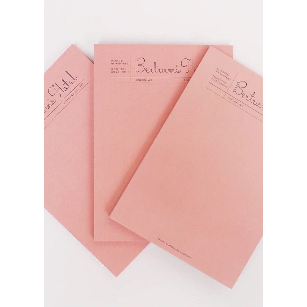 Bertram's Hotel Notepad: Agatha Christie BookGeek