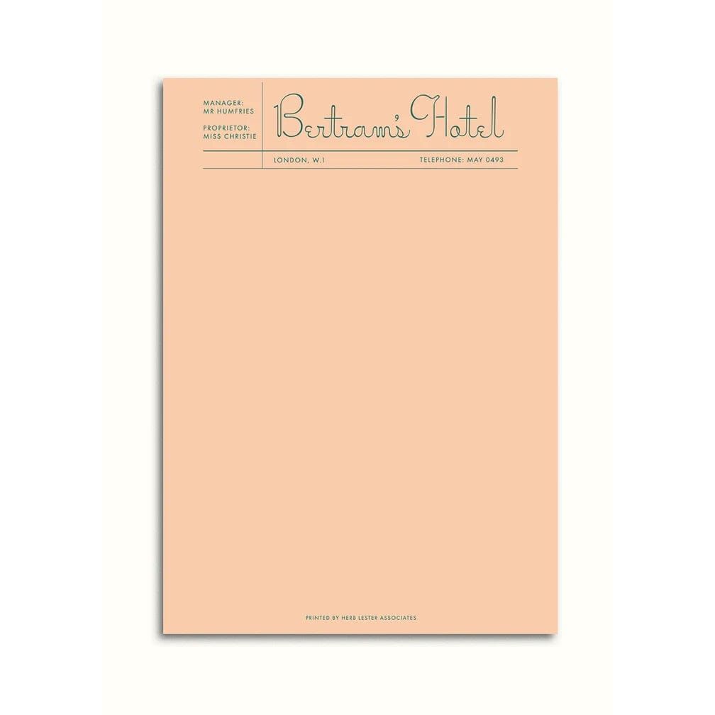 Bertram&#39;s Hotel Notepad: Agatha Christie BookGeek