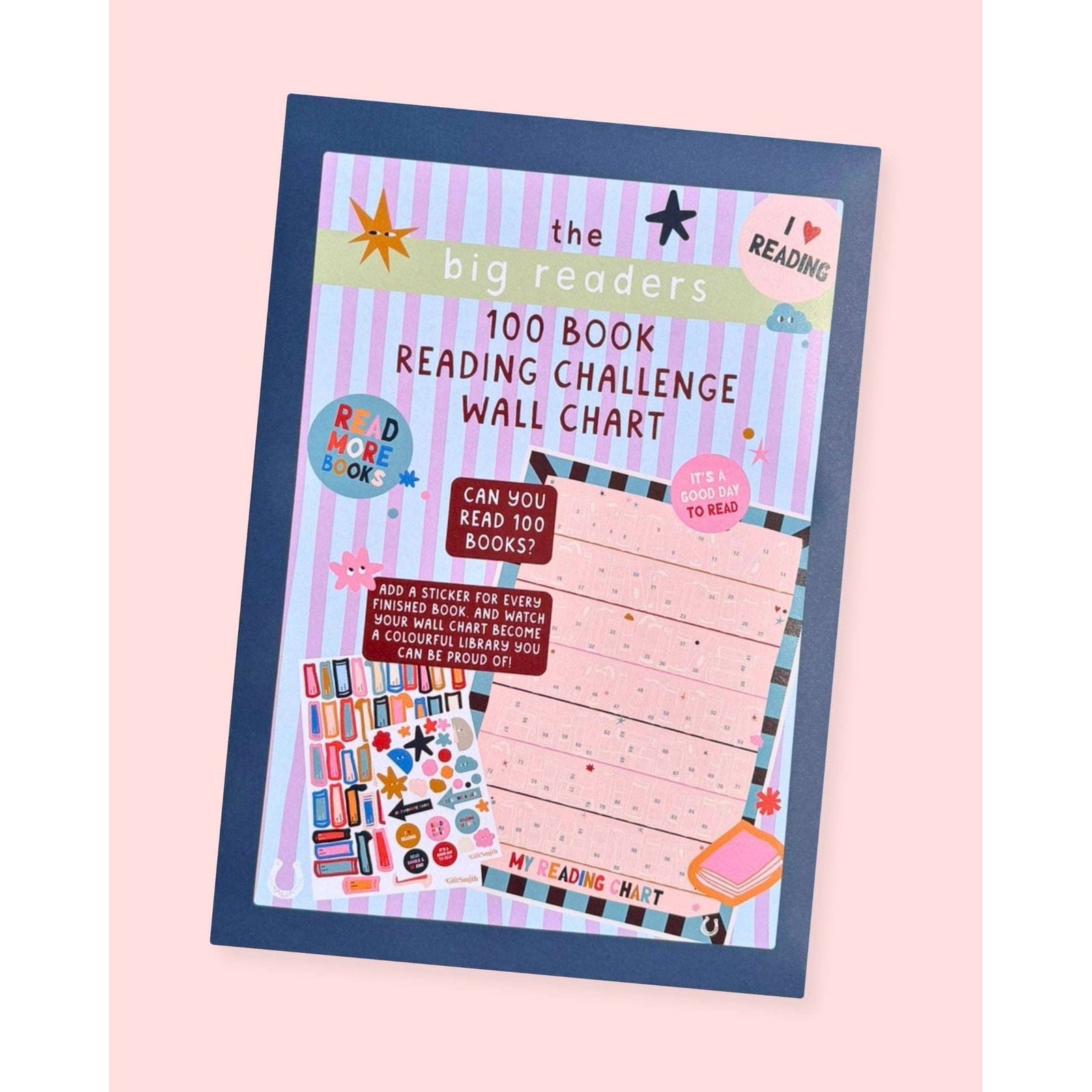BIG READER 100 Book Reading Challenge Wall Chart BookGeek