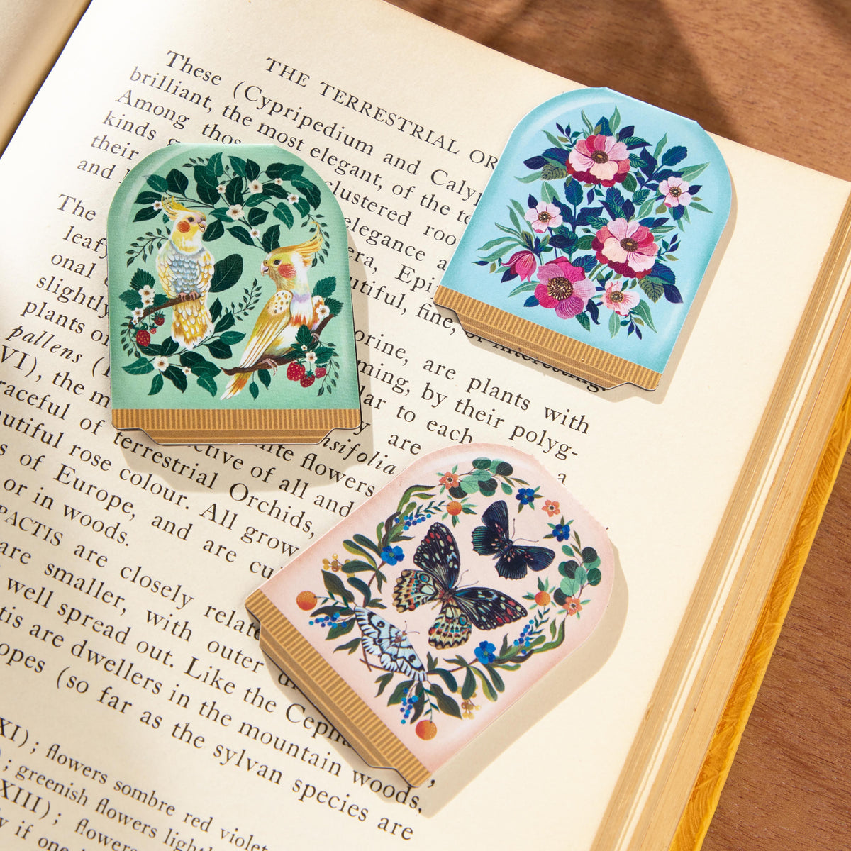 Blooming Terrariums Magnetic Bookmarks BookGeek