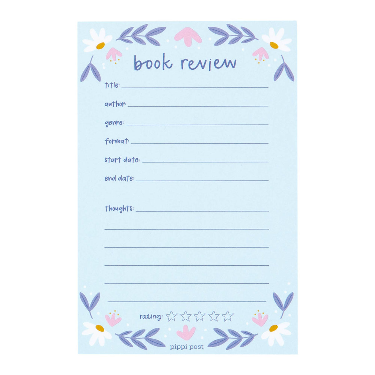Blue Book Review 4x6 Notepad BookGeek