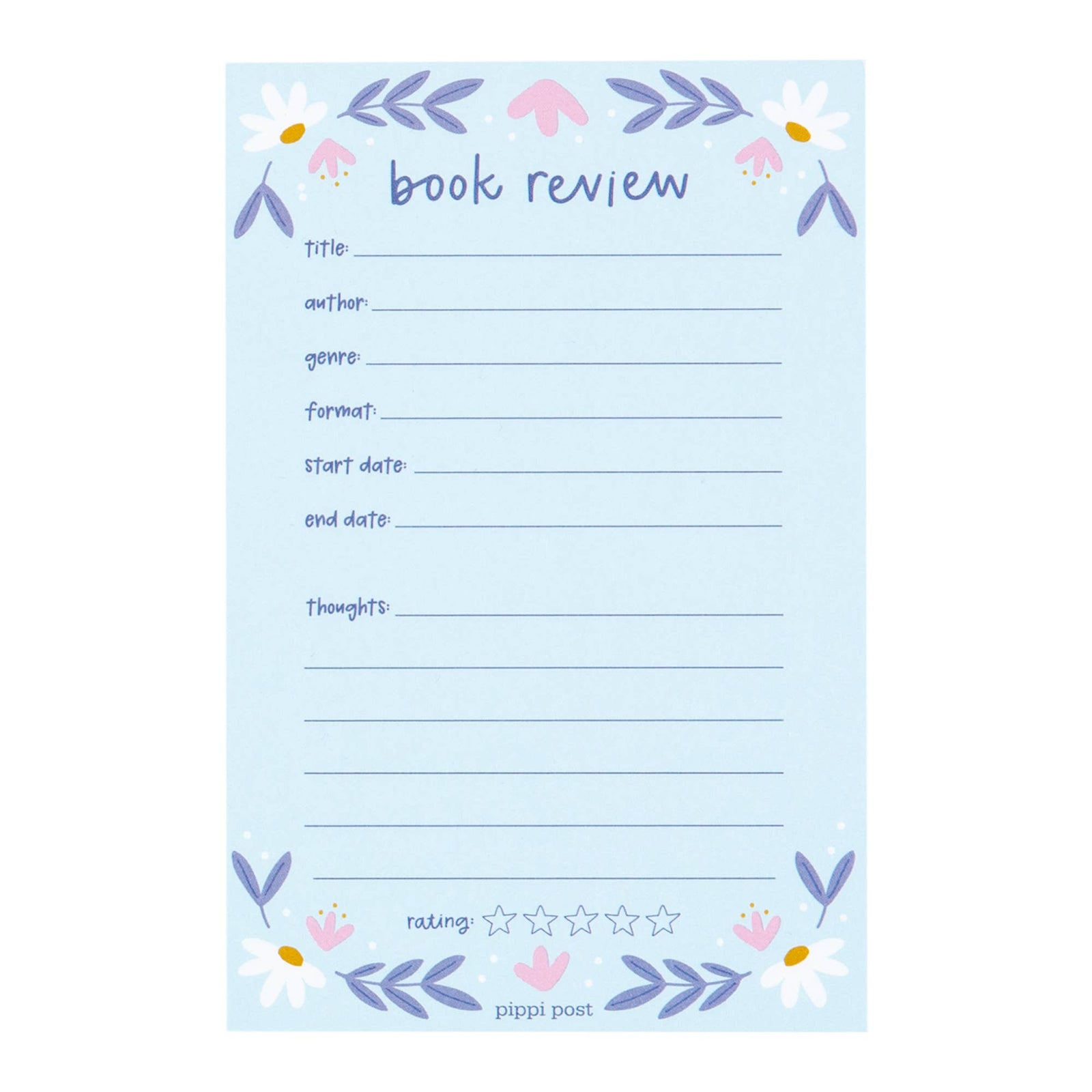 Blue Book Review 4x6 Notepad BookGeek